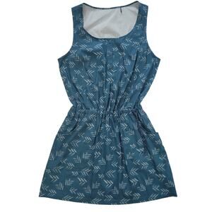 Toad & Co Women’s Size XL Gemma Dress Casual Everyday Athletic‎ Lighweight Blue